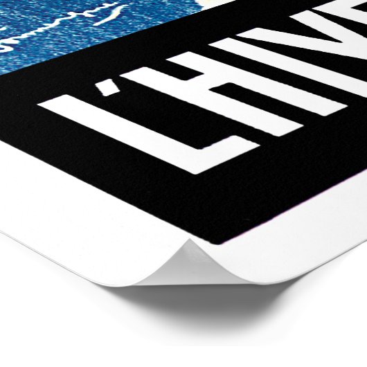 L'Hiver Monte Carlo Monaco Poster (Hoek)