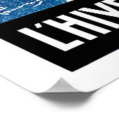 L'Hiver Monte Carlo Monaco Vintage Travel Poster (Hoek)