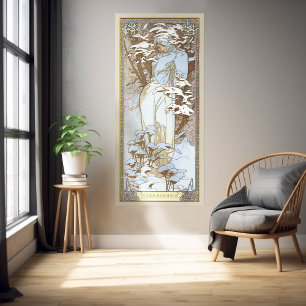 L'Hiver Season Art Nouveau Alphonse Mucha Poster