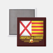 L'Hospitalet de Llobregat Magneet (Voorkant / Achterkant)