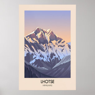 Lhotse Berg Himalaya Poster