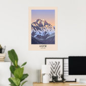 Lhotse Berg Himalaya Poster (Thuiskantoor)