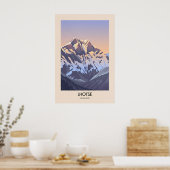 Lhotse Berg Himalaya Poster (Keuken)
