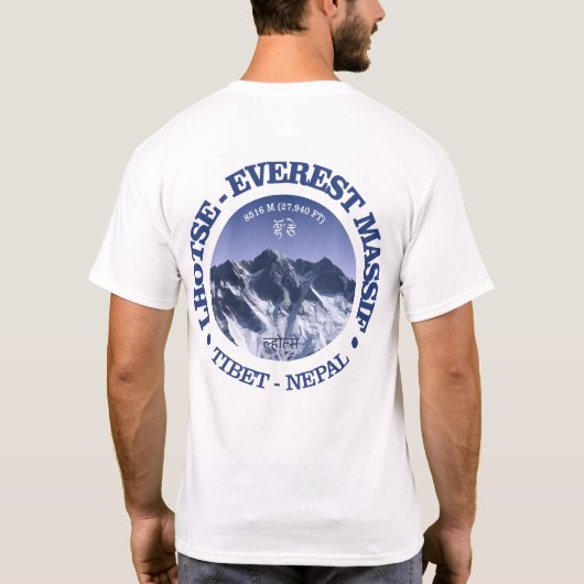 Lhotse-Everest Massif T-shirt (Achterkant)