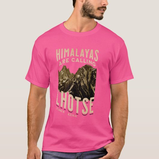 Lhotse - Himalaya roept T-shirt (Voorkant)
