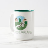 LHPNA-Mok Tweekleurige Koffiemok (Voorkant links)