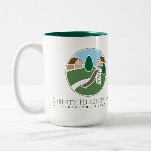 LHPNA-Mok Tweekleurige Koffiemok (Links)