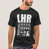 LHR London Heathrow Airport T-shirt (Voorkant)