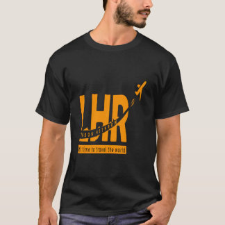 LHR London Hethrow luchthaven beste van de wereld T-shirt