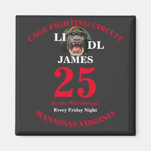 LI DL Kooi Gevechts Circuit in het Pakhuis Magneet (Voorkant)