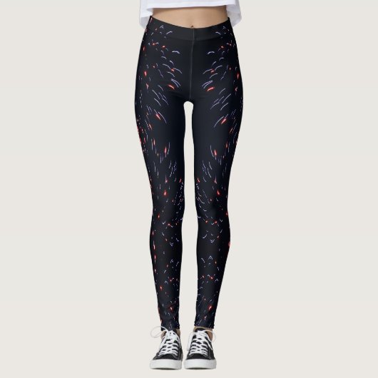 LI Fireworks Leggin Print Leggings (Voorkant)
