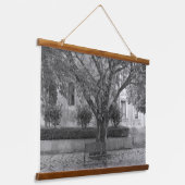 Li Garden Serie: Echo's Onder de Boom Hangend Wandkleed (Gebogen)