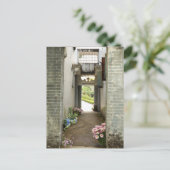 Li Garden Serie - Het Bloemengedeelte Briefkaart (Staand voorkant)
