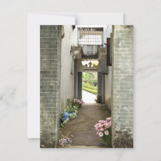 Li Garden Serie - Het Bloemengedeelte Briefkaart