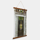 Li Garden Serie: Serene Corridor Hangend Wandkleed (Gebogen)