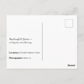 Li Garden-serie: toegangspoort tot sereniteit Briefkaart (Achterkant)