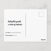 Li Garden serie: Zuilen van de Tijd Briefkaart (Achterkant)