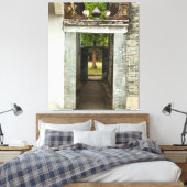 Li Garden Series: Serene Corridor Canvas Afdruk (Insitu (Slaapkamer))