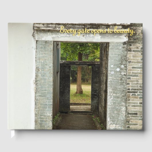 Li Garden Series: Serenity Guestbook Gastenboek (Voorkant)