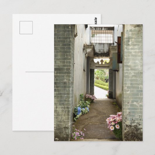 Li Garden Series - The Floral Path Briefkaart (Voorkant / Achterkant)