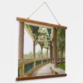 Li Garden Series: waar Natuur kunst ontmoet Hangend Wandkleed (Gebogen)