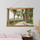 Li Garden Series: waar Natuur kunst ontmoet Hangend Wandkleed (Slaapkamer)