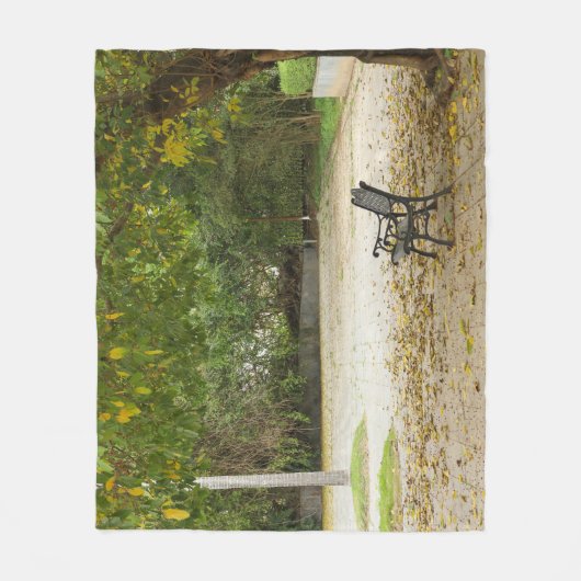 Li Garden Series: Waiting in Stillness Fleece Deken (Voorkant)