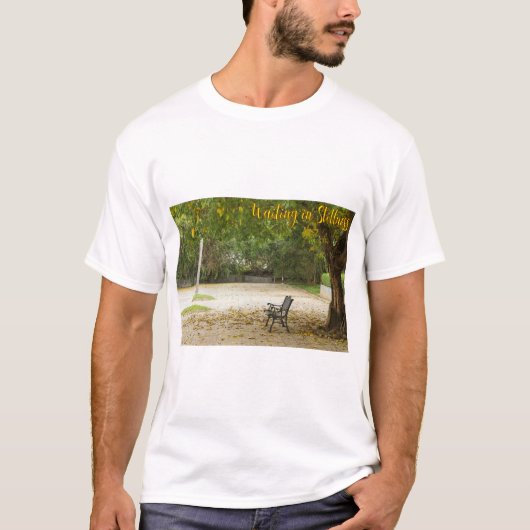 Li Garden Series: Waiting in Stillness T-shirt (Voorkant)