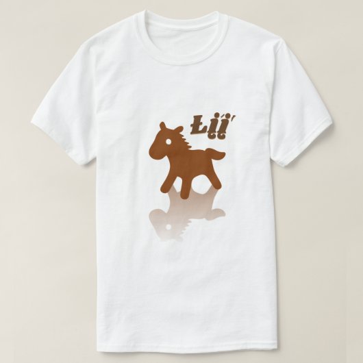Łį́į́ʼ - paard in navajo t-shirt (Design voorkant)