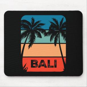 Li Indonesië Vintage Surfen Zonsondergang Souvenir Muismat