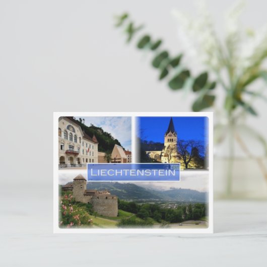 LI Liechtenstein - Briefkaart (Staand voorkant)