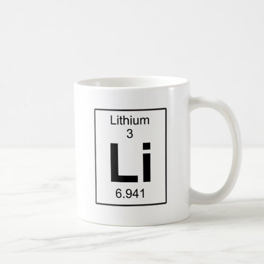 Li - Lithium Koffiemok (Rechts)