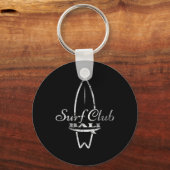 Li, Surf Club Retro Surfplank Sleutelhanger (Voorkant)