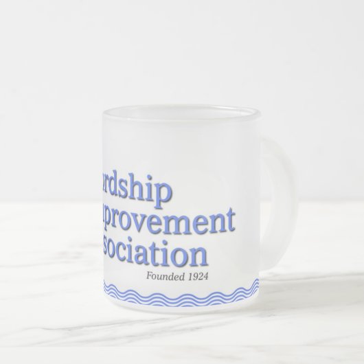 LIA FROSTED GLASS COFFEE MOK (Voorkant rechts)