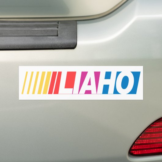 LIAHO BUMPERSTICKER (Op auto)