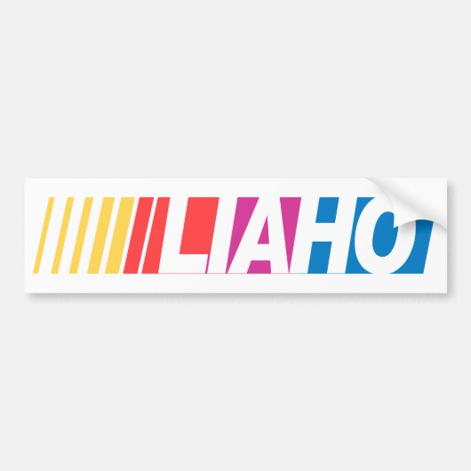 LIAHO BUMPERSTICKER (Voorkant)