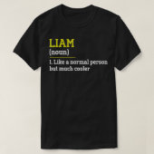 Liam als een normale persoon maar koeler grappigst t-shirt (Design voorkant)