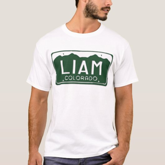 LIAM Colorado License Bord T-Shirt (Voorkant)
