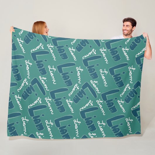 Liam Fleece Deken (In situ)