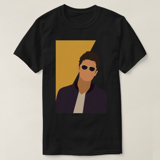 Liam Gallagher Art - Oasis Sticker T-shirt (Design voorkant)
