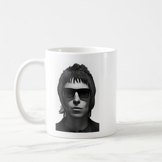 Liam Gallagher Mok met links en rechts afbeelding (Links)