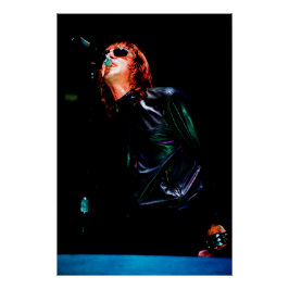 Liam Gallagher Oasis Reading Rock Festival Perfect Poster