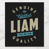 Liam Genuine Wijn Etiket (Enkel label)