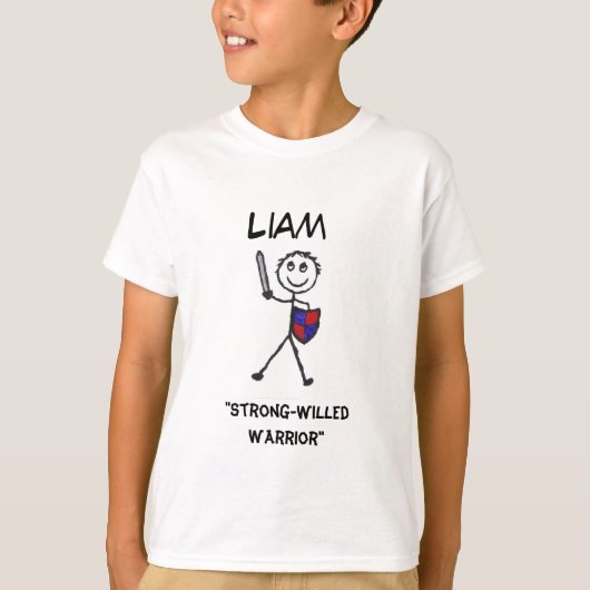 Liam-naam betekent shirt (Voorkant)