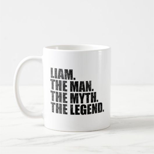 Liam naam, Liam De Man De Mythe De Legende Koffiemok (Links)