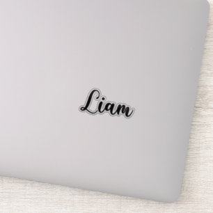 Liam Name - handgeschreven kalligrafie Sticker