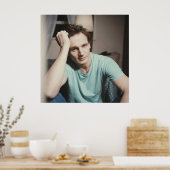 Liam Neeson Young Poster (Keuken)