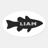 Liam Ovale Sticker (Voorkant)