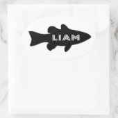 Liam Ovale Sticker (Tas)