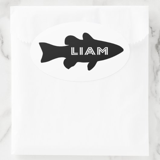 Liam Ovale Sticker (Tas)